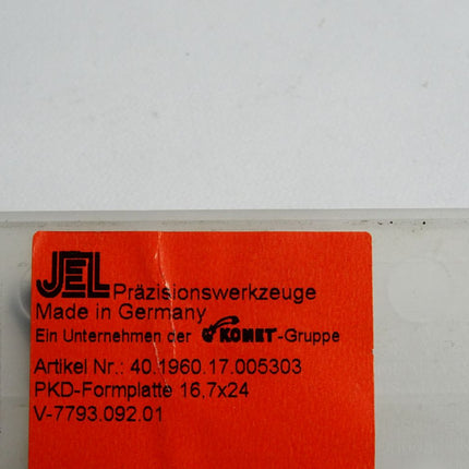 JEL PKD-Formplatte 40.1960.17.005303 16,7x24 / Inhalt:4 Stück - Maranos.de