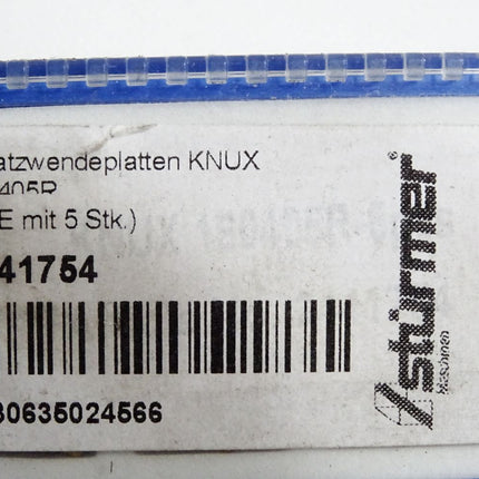 Stürmer Ersatzendeplatten KNUX 160405R / Inhalt:5 Stück - Maranos.de