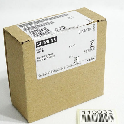 Siemens BU-cover 6ES7133-6CV15-1AM0 / Inhalt:4 Stück / Neu OVP - Maranos.de