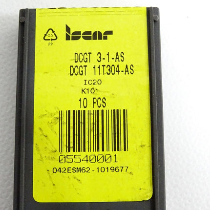 Iscar Wendeschneidplatte DCGT 3-1-AS IC20 /Inhalt:10 Stück - Maranos.de