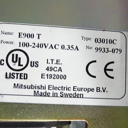 Mitsubishi Electric E900T 03010C Panel - Maranos.de
