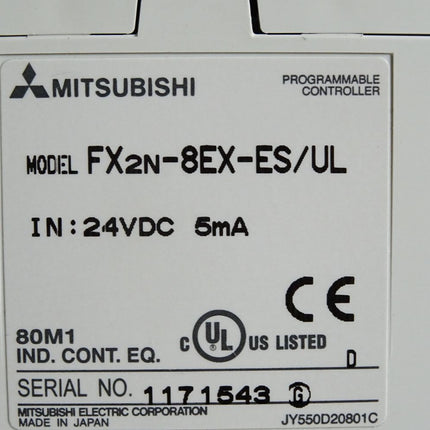 Mitsubishi Electric FX2N-8EX-ES/UL Erweiterungsgerät - Maranos.de