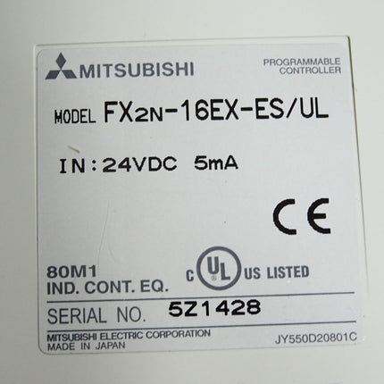 Mitsubishi Electric FX2N-16EX-ES/UL Erweiterungsmodul - Maranos.de