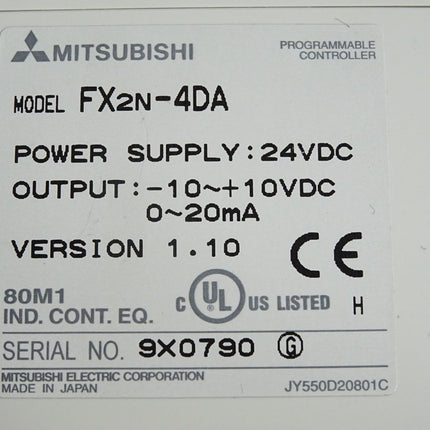 Mitsubishi Electric FX2N-4DA analoges Ausgangsmodul - Maranos.de