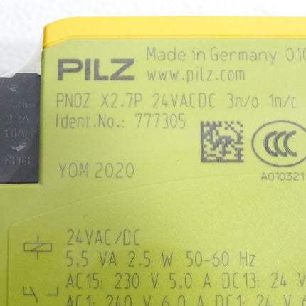 Pilz 777305 PNOZ X2.7P 24VACDC 3n/o 1n/c Sicherheitsschaltgerät / Neu OVP - Maranos.de