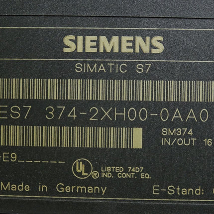 Siemens S7-300 SM374 6ES7374-2XH00-0AA0 6ES7 374-2XH00-0AA0 - Maranos.de