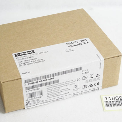 Siemens Scalance XB208 6GK5208-0BA00-2AB2 / Neu OVP versiegelt - Maranos.de