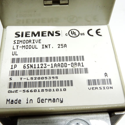 Siemens Simodrive LT-Modul INT.160A 6SN1123-1AA00-0BA1 Version A - Maranos.de