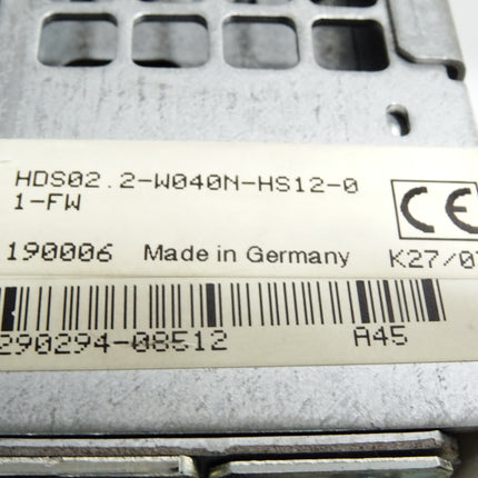 Rexroth Indramat HDS02.2-W040N-HS12-01-FW Servo Drive Module - Maranos.de