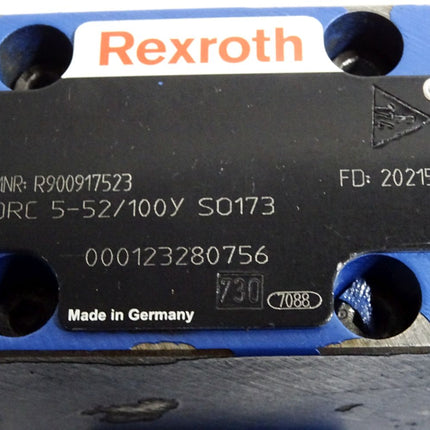 Rexroth Ventil R900916663 3DR10P5-62/100Y/00M R900917523 DRC5-52/100Y-SO173 - Maranos.de