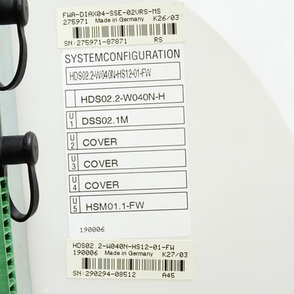 Rexroth Indramat HDS02.2-W040N-HS12-01-FW Servo Drive Module - Maranos.de