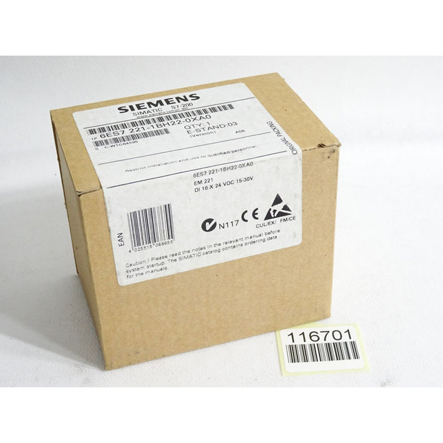 Siemens S7-200 6ES7221-1BH22-0XA0 6ES7 221-1BH22-0XA0 / Neu OVP versiegelt - Maranos.de