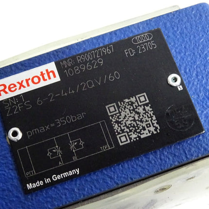 Rexroth Drosselrückschlagventil R900727967 Z2FS6-2-44/2QV/60 - Maranos.de
