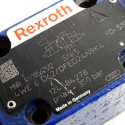 Rexroth Wegschieberventil R900567512 4WE6D62/OFEG24N9K4 - Maranos.de