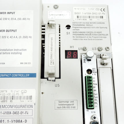 Indramat DKS01.1-W100A-DA02-01-FW R911271023 DKS Intelligent Digital Servo Drive - Maranos.de