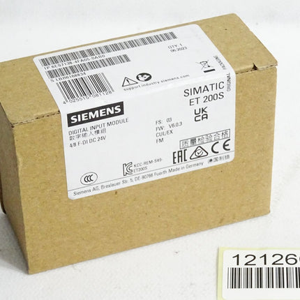 Siemens ET200S F-DI 6ES7138-4FA05-0AB0 6ES7 138-4FA05-0AB0 / Neu OVP versiegelt