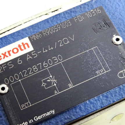 Rexroth Drosselrückschlagventil R900591603 Z2FS6A5-44/2QV - Maranos.de