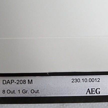 AEG Output Relay DAP-208 M / Neu