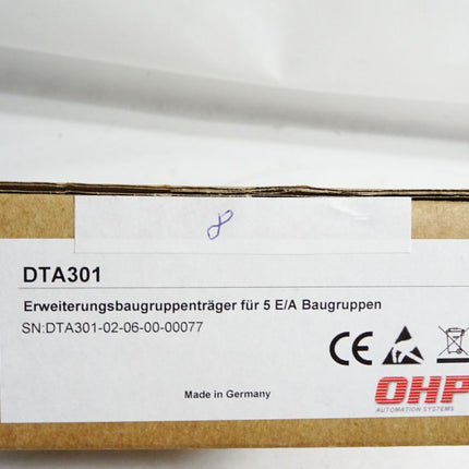 AEG DTA301 Erweiterungsbaugruppenträger für 5 E/A Baugruppen / Neu