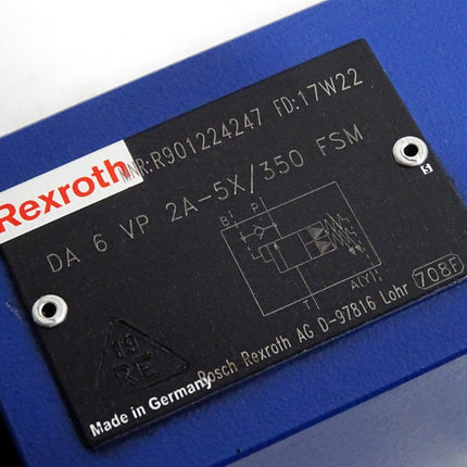 Rexroth Druckabschaltventil R901224247 DA6VP2A5X/350FSM - Maranos.de
