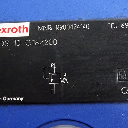 Rexroth Druckbegrenzungsventil R900424140 DBDS10G18/200 - Maranos.de