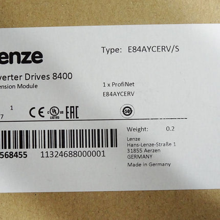 Lenze Inverter Drives Extension Module 13568455 E84AYCERV/S / Neu OVP versiegelt