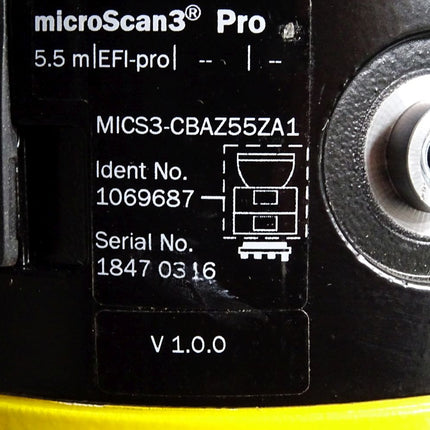 Sick Sicherheitslaserscanner microScan3 Pro EFI-pro 1069687 MICS3-CBAZ55ZA1 - Maranos.de