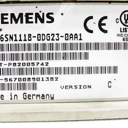 Siemens 6SN1118-0DG23-0AA1 Version C Simodrive 611-D Regelungseinschub - Maranos.de