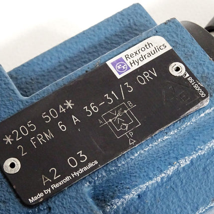Rexroth 2-Wege-Durchflussregelventil R900205504 2FRM6A36-31/3QRV - Maranos.de