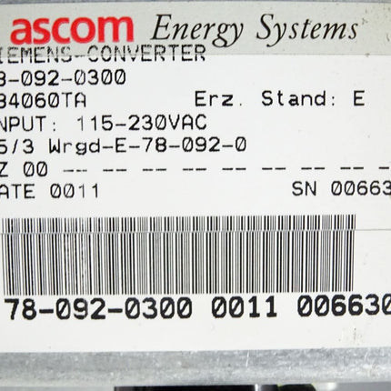 Siemens Sinumerik 840C/840CE Flachbedientafel CCFL 6FC5103-0AB03-0AA3 Version B - Maranos.de