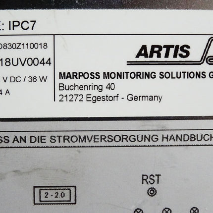 Artis Marposs Control Panel IPC7 O830Z110018 223 x 153 mm 7" - Maranos.de