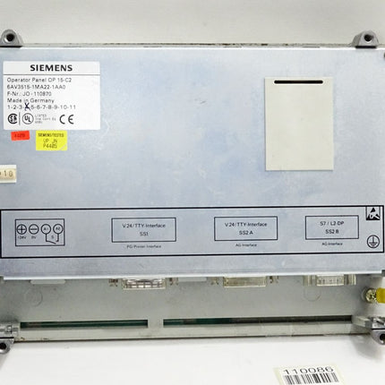 Siemens Operator Panel OP15-C2 6AV3515-1MA22-1AA0 6AV3 515-1MA22-1AA0 - Maranos.de