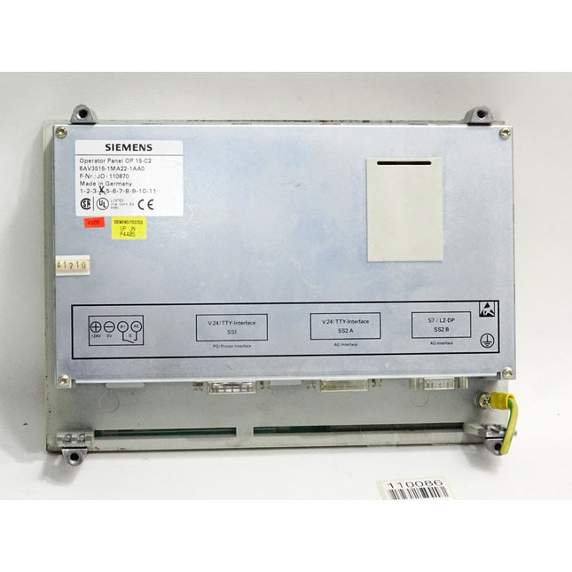 Siemens Operator Panel OP15-C2 6AV3515-1MA22-1AA0 6AV3 515-1MA22-1AA0 - Maranos.de
