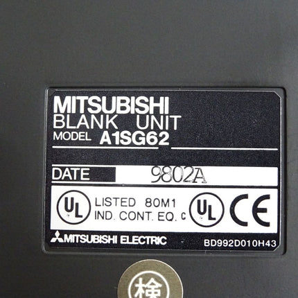 Mitsubishi Electric Blank Unit A1SG62 - Maranos.de