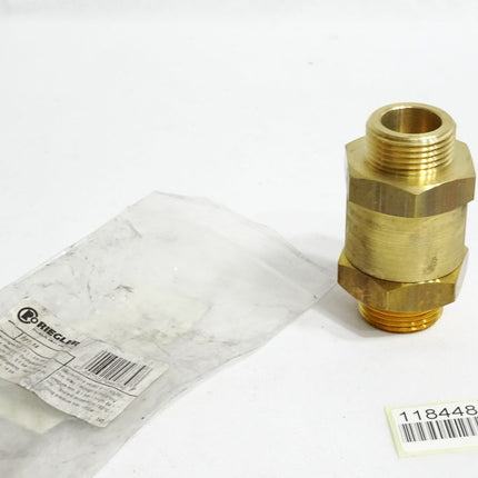 Riegler Rückschlagventil 227.14 G 1 SW46 0.1bar 84Med. 180°C 16bar / Neu OVP - Maranos.de