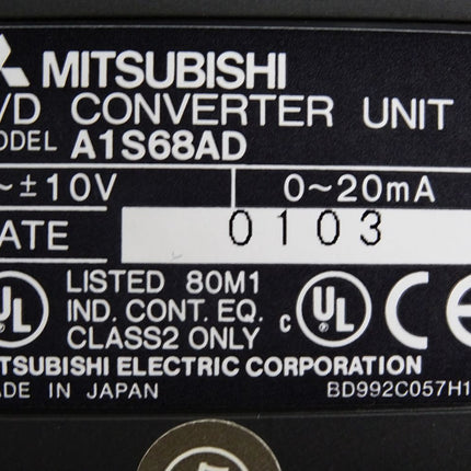 Mitsubishi Electric A/D Converter Unit A1S68AD - Maranos.de