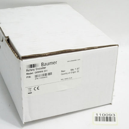 Baumer Rotary Encoder GXMMW.Z31 11032652 / Neu OVP - Maranos.de
