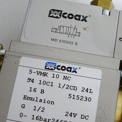Müller Coax Wege coaxial fremdgesteuerte Ventil 5-VMK 10 NC / Neu - Maranos.de