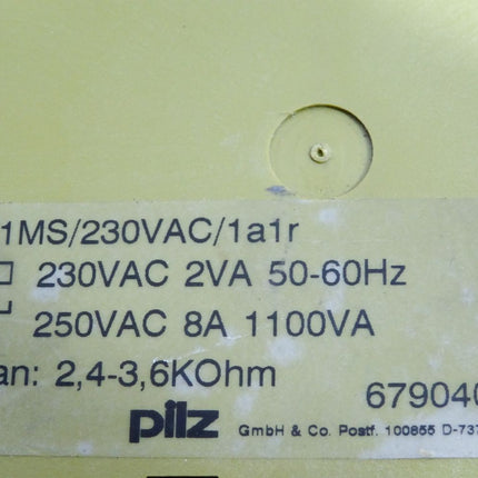 Pilz Sicherheitsrelais 679040 Z1MS/230VAC/1a1r / Neu OVP - Maranos.de
