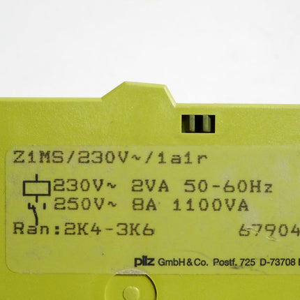 Pilz Sicherheitsrelais 679040 Z1MS/230VAC/1a1r / Neu OVP - Maranos.de