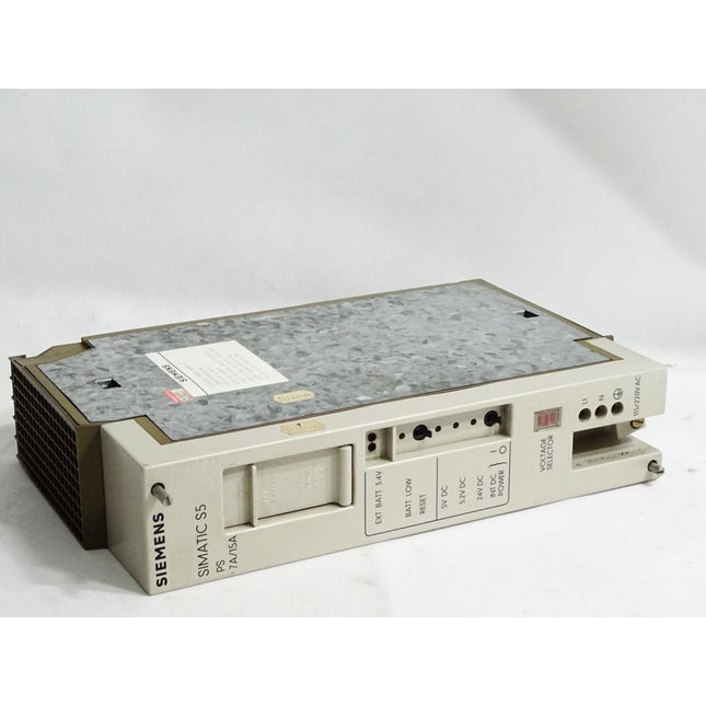 Siemens Power Supply 7A/15A 6ES5951-7LD11 6ES5 951-7LD11