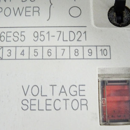 Siemens Power Supply 7A/15A 6ES5951-7LD21 6ES5 951-7LD21