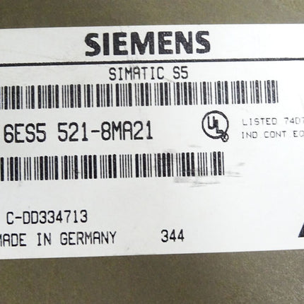 Siemens CP521 SI 6ES5521-8MA21 Serial Interface 6ES5 521-8MA21