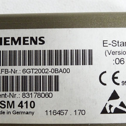 Siemens Anschaltmodul MOBY-I ASM410 6GT2002-0BA00