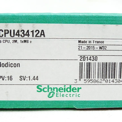 Schneider Electric 140CPU43412A 486 CPU Modicon / Neu OVP versiegelt - Maranos.de