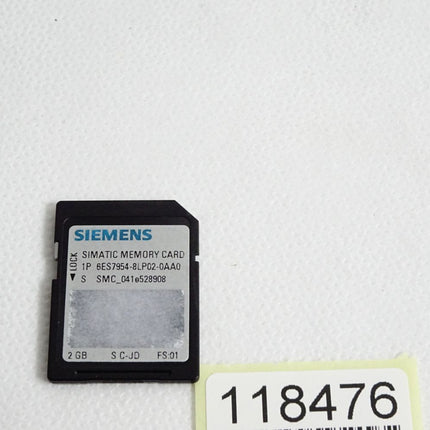 Siemens Micro Memory Card 256MB 6ES7954-8LP02-0AA0 6ES7 954-8LP02-0AA0 - Maranos.de