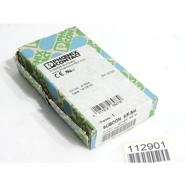 Phoenix Contact 2761499 SUBCON 9/F-SH D-SUB-Busstecker / Neu OVP versiegelt - Maranos.de