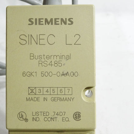 Siemens Sinec L2 Busterminal RS485 6GK1500-0AA00