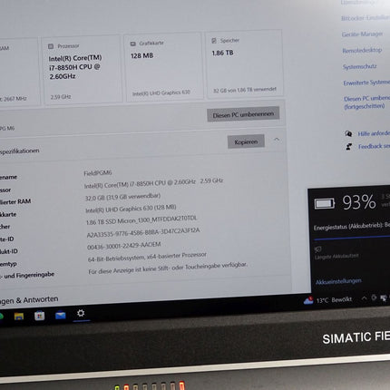 Siemens Simatic Field PG M6 Advanced 6ES7718-1CC00-0AA1 6ES7 718-1CC00-0AA1 - Maranos.de