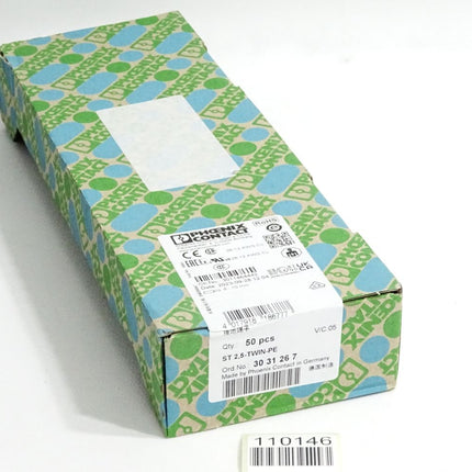 Phoenix Contact 3031267 Inhalt:50 Reihenklemme ST 2,5-TWIN-PE Neu OVP versiegelt - Maranos.de